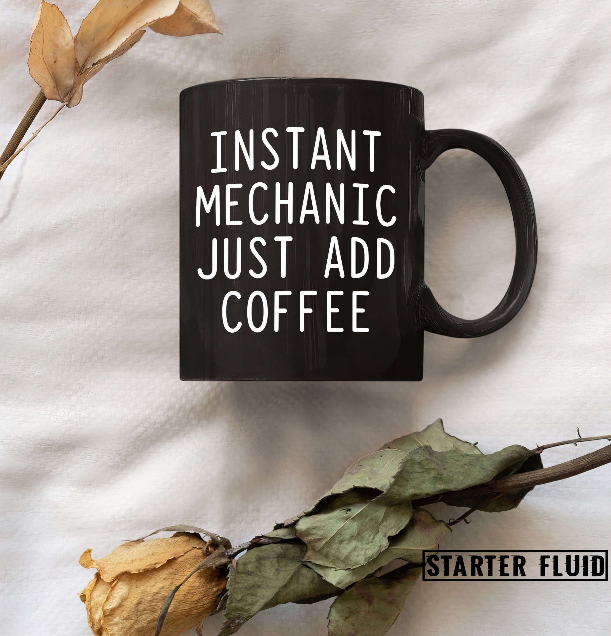 Starter Fluid Coffee Mug Mechanic or Car Lover Gift - Inspire Uplift